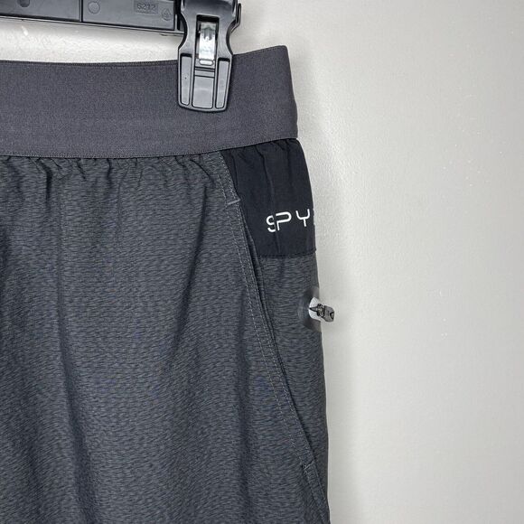 SPYDER Shorts Mens Medium M Gray Active Performance Lightweight Pockets Stretch - Picture 2 of 8